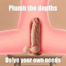 7.68in Real Feeling PVC Suction Cup Dildo Anal Expander For Women
