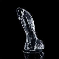 7.68in Real Lifelike Prostate Dildo For Female Couples Male Sex Toy