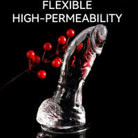 7.68in Real Lifelike Prostate Dildo For Female Couples Male Sex Toy