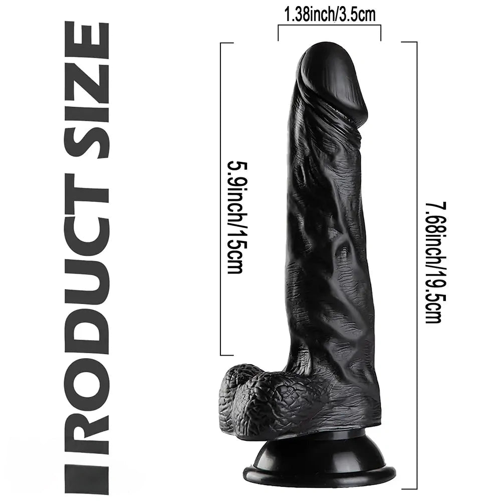 7.68in Realistic Dildo Female Vagina G-spot Stimulator For Women Sex