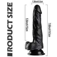 7.68in Realistic Dildo Female Vagina G-spot Stimulator For Women Sex