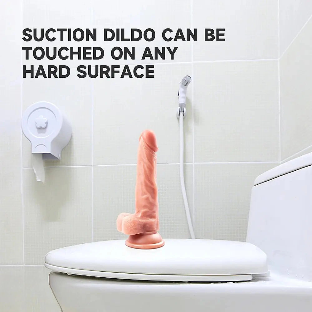 7.68in Realistic Dildo Female Vagina G-spot Stimulator For Women Sex