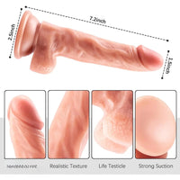 7.68in Realistic Dildo Female Vagina G-spot Stimulator For Women Sex