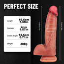 7.68in Realistic Penis Dildo For Women Men Lesbian Masturbator