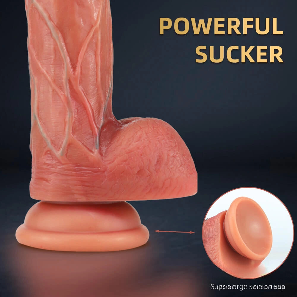 7.68in Realistic Penis Dildo For Women Men Lesbian Masturbator
