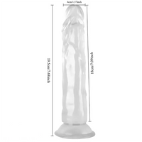 7.68in Realistic Touch Comfortable Washable Dildo With Suction Cup