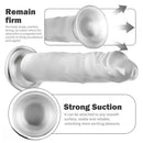 7.68in Realistic Touch Comfortable Washable Dildo With Suction Cup