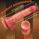 7.68in Remote Control Thrusting Vibrating Heating Silicone Big Real Dildo