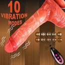 7.68in Remote Control Thrusting Vibrating Heating Silicone Big Real Dildo