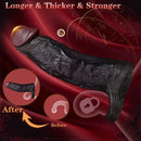 7.68in Reusable Silicone Penis Sleeve Super Soft Silicone Dildo Sleeve
