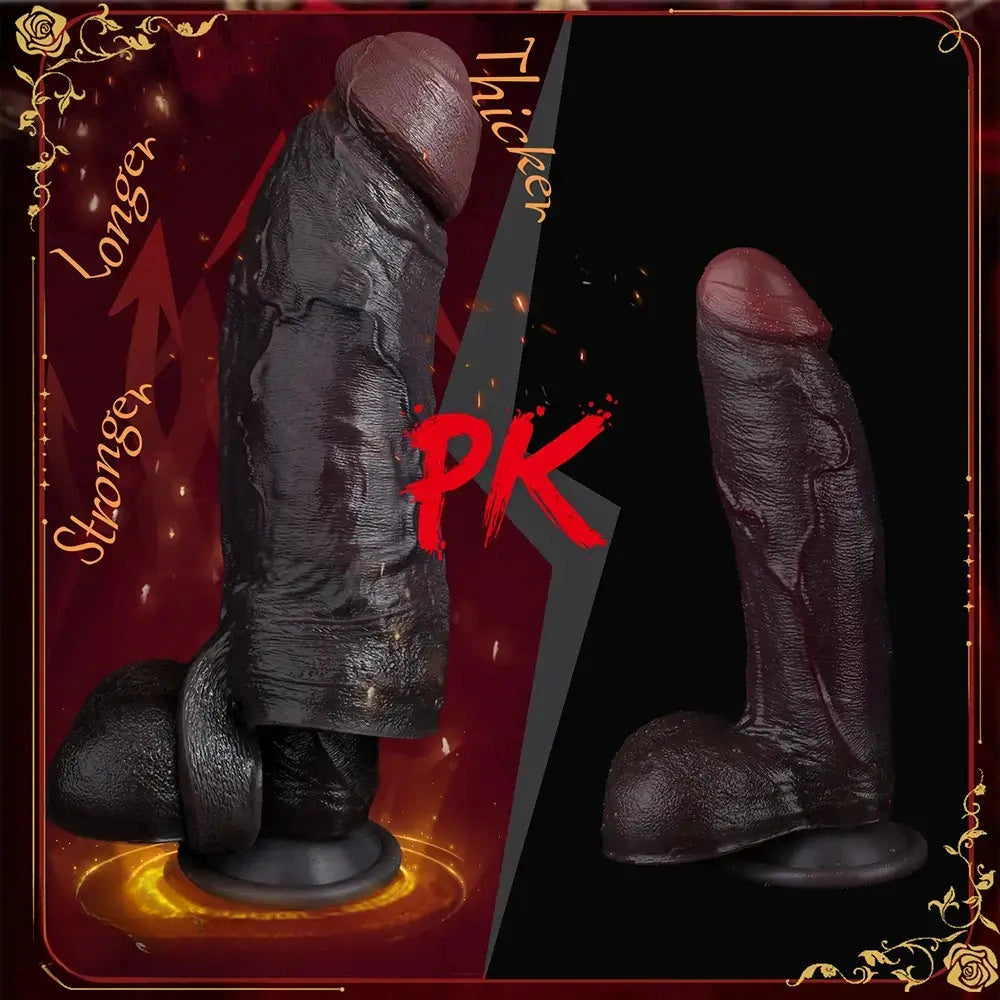 7.68in Reusable Silicone Penis Sleeve Super Soft Silicone Dildo Sleeve