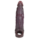 7.68in Reusable Silicone Penis Sleeve Super Soft Silicone Dildo Sleeve