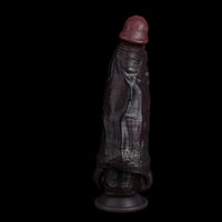 7.68in Reusable Silicone Penis Sleeve Super Soft Silicone Dildo Sleeve