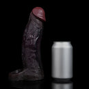 7.68in Reusable Silicone Penis Sleeve Super Soft Silicone Dildo Sleeve
