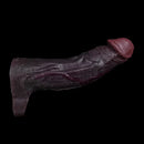 7.68in Reusable Silicone Penis Sleeve Super Soft Silicone Dildo Sleeve