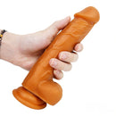 7.68in Skin Touching Soft Elastic Dildo With Lifelike Veins For Female