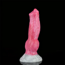7.68in Soft Silicone Dog Knot Realistic Animal Dildo For Men Women Sex