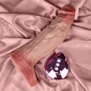 7.68in Vibrating Real Automatic Silicone Hollow Dildo Sleeve Cock Extender