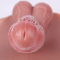 7.68in Wear Hollow Dildo Sleeve Pants Silicone Pants For Thicken Penis