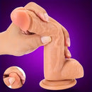 7.69in Lifelike Veins Hands-Free G-Spot Stimulation Dildo Anal Toy