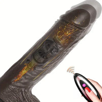 7.6in 8.66in Swing Vibrating Thrusting Big Silicone Soft Heated Dildo