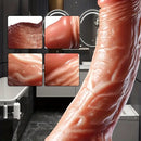 7.6in 8.66in Swing Vibrating Thrusting Big Silicone Soft Heated Dildo