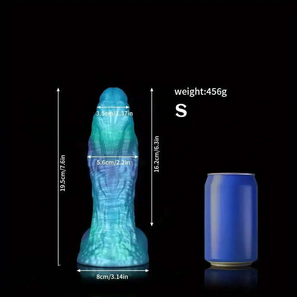 7.6in 9.37in 10.47in Male Female Monster Fantasy Dildo Anal Plug Adult Toy