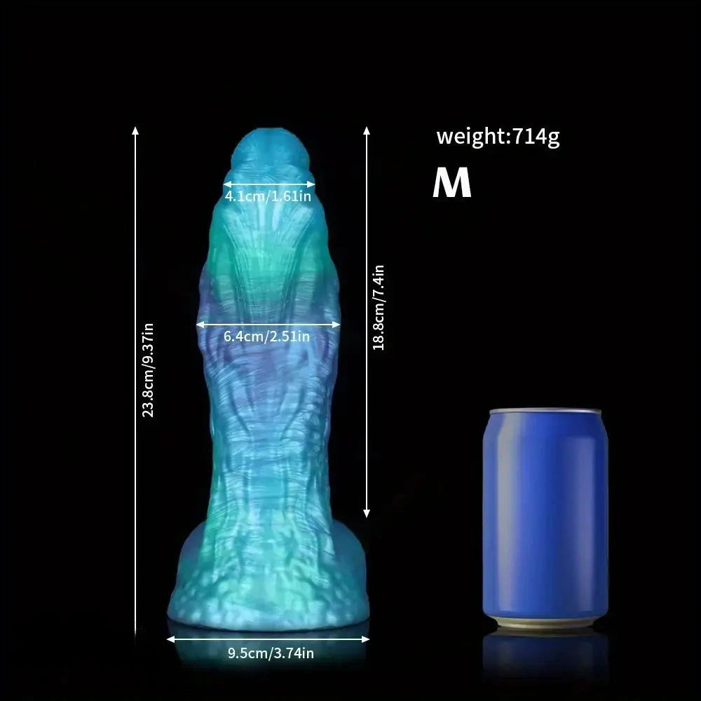 7.6in 9.37in 10.47in Male Female Monster Fantasy Dildo Anal Plug Adult Toy