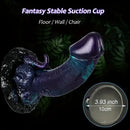 7.6in Dragon Fantasy Silicone Anal Monster Dildo With Tentacle Suction Cup
