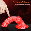 7.6in Flesh Feeling Dog Animal Makeup Dildo Multiple Colors Adult Toy
