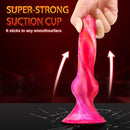 7.6in Flesh Feeling Dog Animal Makeup Dildo Multiple Colors Adult Toy
