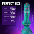 7.6in Flesh Feeling Dog Animal Makeup Dildo Multiple Colors Adult Toy