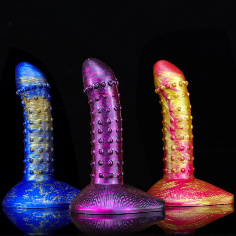 7.6in Flexible Women Masturbation Spiked Dildo For Clit Orgasm