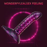 7.6in Flexible Women Masturbation Spiked Dildo For Clit Orgasm