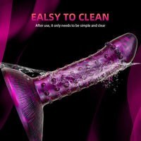 7.6in Flexible Women Masturbation Spiked Dildo For Clit Orgasm