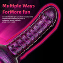 7.6in Flexible Women Masturbation Spiked Dildo For Clit Orgasm