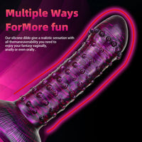 7.6in Flexible Women Masturbation Spiked Dildo For Clit Orgasm