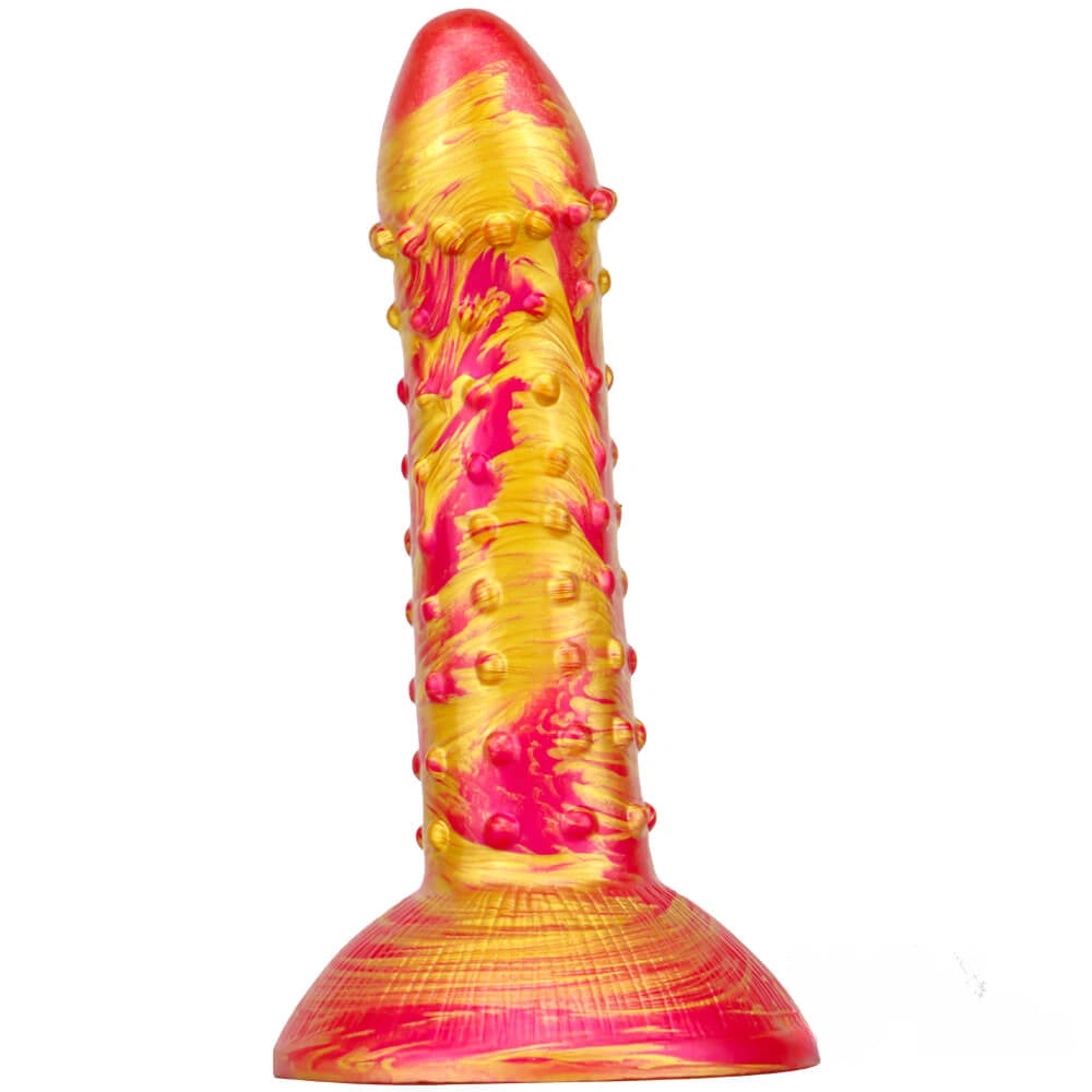 7.6in Flexible Women Masturbation Spiked Dildo For Clit Orgasm