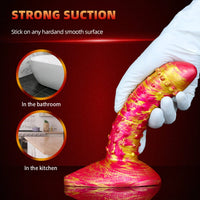 7.6in Flexible Women Masturbation Spiked Dildo For Clit Orgasm