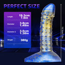 7.6in Flexible Women Masturbation Spiked Dildo For Clit Orgasm