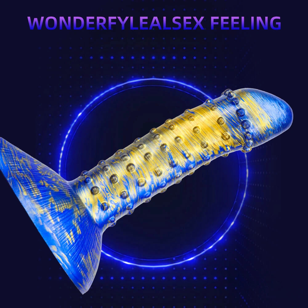 7.6in Flexible Women Masturbation Spiked Dildo For Clit Orgasm