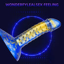 7.6in Flexible Women Masturbation Spiked Dildo For Clit Orgasm