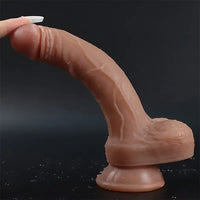 7.6in Realistic Silicone Soft Dildo Sex Toy Perfect For Masturbation