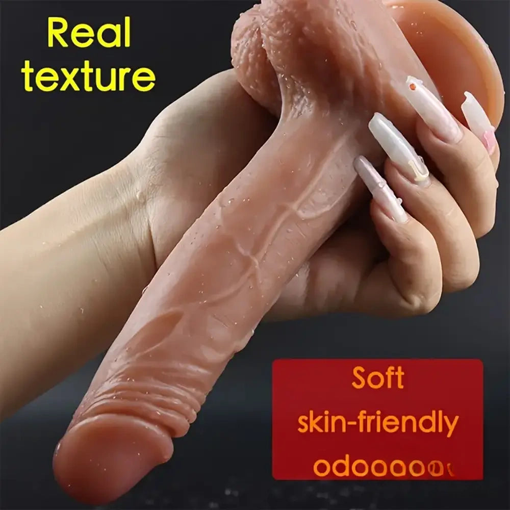 7.6in Realistic Silicone Soft Dildo Sex Toy Perfect For Masturbation