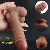7.6in Realistic Silicone Soft Dildo Sex Toy Perfect For Masturbation