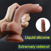 7.6in Realistic Silicone Soft Dildo Sex Toy Perfect For Masturbation