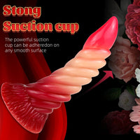 7.6in Spiral Snake Odd Fantasy Dildo For Adult Women Men Orgasm