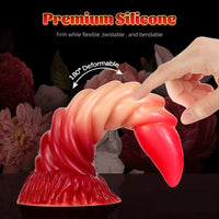 7.6in Spiral Snake Odd Fantasy Dildo For Adult Women Men Orgasm