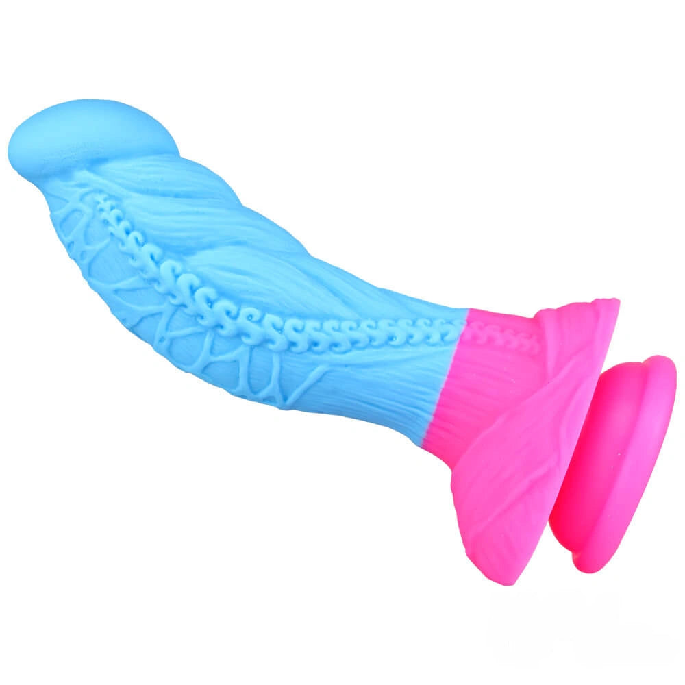 7.6in Top Quality Silicone Makeup Dildo For Anus Vagina Massage