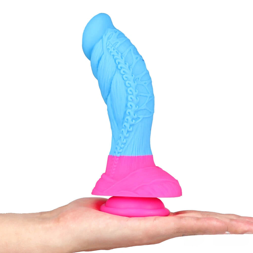 7.6in Top Quality Silicone Makeup Dildo For Anus Vagina Massage